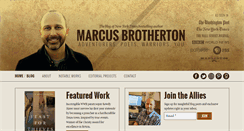 Desktop Screenshot of marcusbrotherton.com